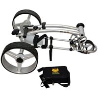 Bat-Caddy X4 Sport Lithium Electric Golf Caddy, Silver