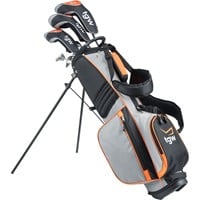 TGW Junior Packaged Golf Sets Ages 9-12, Orange/Grey