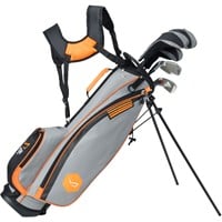 TGW Junior Packaged Golf Sets Ages 9-12, Orange/Grey