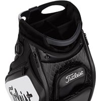 Titleist Jet Black Tour Golf Staff Bag, Black/White