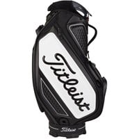 Titleist Jet Black Tour Golf Staff Bag, Black/White