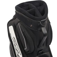 Titleist Jet Black Mid Size Golf Staff Bag, Black/White