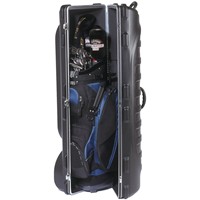 Golf Travel Bags inThe Vaultin Hard Travel Case, Black