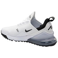 NIKE Unisex Air Max 270 Golf Shoes, White/Black