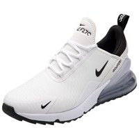 NIKE Unisex Air Max 270 Golf Shoes, White/Black