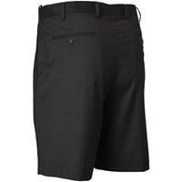Bocaccio Men's Pleated Expandable Waistband 9in Golf Shorts, Black