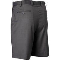 Bocaccio Men's Pleated Expandable Waistband 9in Golf Shorts, Charcoal