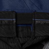 Bocaccio Men's Pleated Expandable Waistband 9in Golf Shorts, Navy