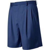 Bocaccio Men's Pleated Expandable Waistband 9in Golf Shorts, Dark Navy