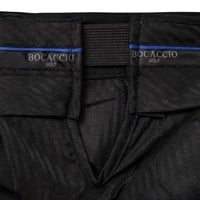 Bocaccio Men's Expandable Waistband 9in Golf Shorts, Black