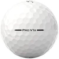 Titleist Pro V1x Enhanced Alignment Personalized White Golf Balls, White