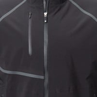 FootJoy Men's Hydro Tour Golf Rain Jacket, Black/Charcoal