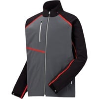 FootJoy Men's Hydro Tour Golf Rain Jacket, Charcoal/Black