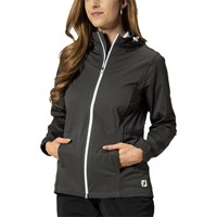 FootJoy Women's Performance Hydroknit Golf Rain Jacket, Charcoal