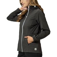 FootJoy Women's Performance Hydroknit Golf Rain Jacket, Charcoal
