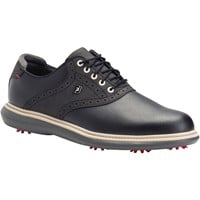 FootJoy Mens Traditions Saddle Golf Shoes, Black/Black