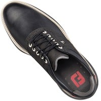 FootJoy Mens Traditions Saddle Golf Shoes, Black/Black