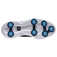 FootJoy Mens Traditions Saddle Golf Shoes, White/Royal