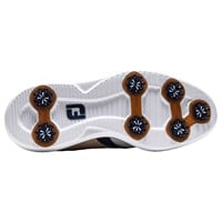 FootJoy Mens Traditions Saddle Golf Shoes, White/Tan