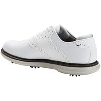 FootJoy Mens Traditions Saddle Golf Shoes, White/White