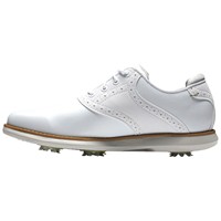 FootJoy Women's Traditions Golf Shoes, White/White