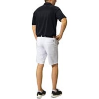 Greg Norman Men's Freedom Micro Pique Golf Polo, Black