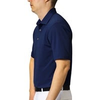 Greg Norman Men's Freedom Micro Pique Golf Polo, Navy