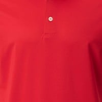 Greg Norman Men's Freedom Micro Pique Golf Polo, Red
