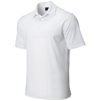 Greg Norman Men's Freedom Micro Pique Golf Polo, White