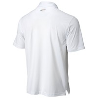 Greg Norman Men's Freedom Micro Pique Golf Polo, White