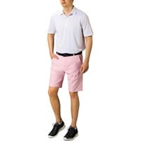 Greg Norman Men's Freedom Micro Pique Golf Polo, White