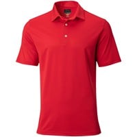 Greg Norman Men's Freedom Micro Pique Golf Polo, Red