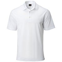 Greg Norman Men's Freedom Micro Pique Golf Polo, White