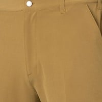 TGW Men's Flat Front Stretch Waist Performance 9in Golf Shorts, Brown