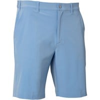 TGW Men's Flat Front Stretch Waist Performance 9in Golf Shorts, Light Blue