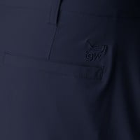 TGW Men's Flat Front Stretch Waist Performance 9in Golf Shorts, Navy