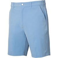 TGW Men's Flat Front Stretch Waist Performance 9in Golf Shorts, Light Blue