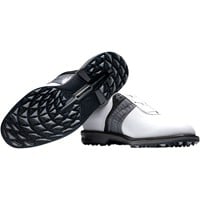 FootJoy Men's Premiere Series Packard BOA Spikeless Golf Shoes - Discontinued Style, White/Grey