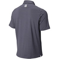 FootJoy Men's Athletic Fit ProDry Performance Classic Stripe Golf Polo, Navy/White