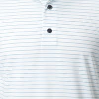 FootJoy Men's Athletic Fit ProDry Performance Classic Stripe Golf Polo, White/Blue