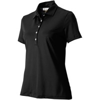 Greg Norman Women's Freedom Pique Golf Polo, Black