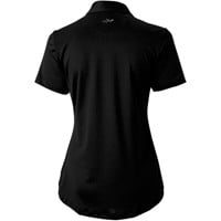 Greg Norman Women's Freedom Pique Golf Polo, Black
