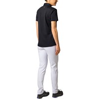 Greg Norman Women's Freedom Pique Golf Polo, Black