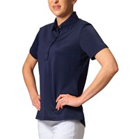 Greg Norman Women's Freedom Pique Golf Polo, Navy