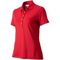 Greg Norman Women's Freedom Pique Golf Polo, Red