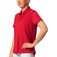 Greg Norman Women's Freedom Pique Golf Polo, Red