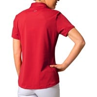 Greg Norman Women's Freedom Pique Golf Polo, Red