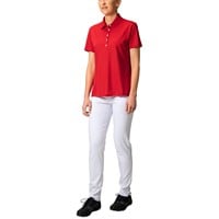 Greg Norman Women's Freedom Pique Golf Polo, Red