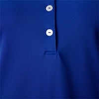 Greg Norman Women's Freedom Pique Golf Polo, Royal