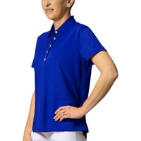 Greg Norman Women's Freedom Pique Golf Polo, Royal